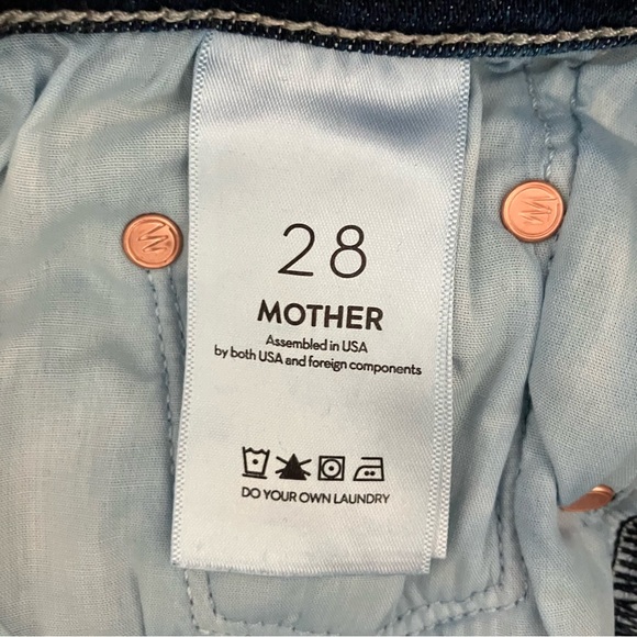 MOTHER The Insider Ankle Mid-Rise Mind Games Bootcut Jean - 28 - Picture 8 of 10